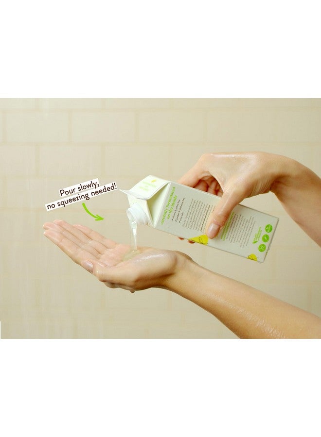 بابو بوتانيكالز شامبو منقي لشجرة الشاي والليمون والجريب فروت للشعر الدهني المسطح والمعرض، أضف الجسم واللمعان، خميرة فاكهة العاطفة لفروة الرأس، كرتون مقاوم للماء مع 80% بلاستيك أقل، نباتي نباتي - Image 2