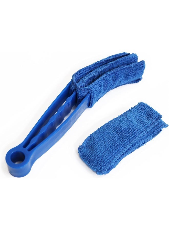 3-in-1 Window Blind Cleaning Brush Microfiber Duster Tool for AC Vent, Shutter, Car Air Vent Cleaner - Image 3