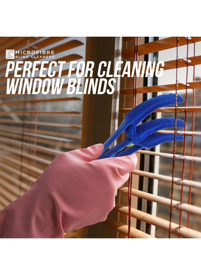 3-in-1 Window Blind Cleaning Brush Microfiber Duster Tool for AC Vent, Shutter, Car Air Vent Cleaner - Image 2