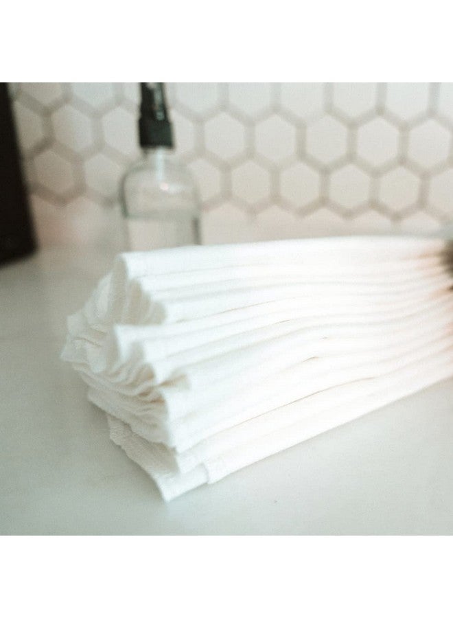 Nora's Nursery Reusable Baby Wipes, 25 Washable Cloth Wipes per Pack, 100% Cotton, Soft and Gentle for Baby's Skin, by Nora's Nursery - Image 4