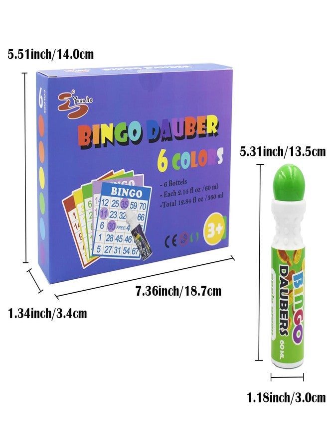 Yuanhe Bingo Daubers Dot Markers - Mixed Colors Set of 6 Pack - Image 4
