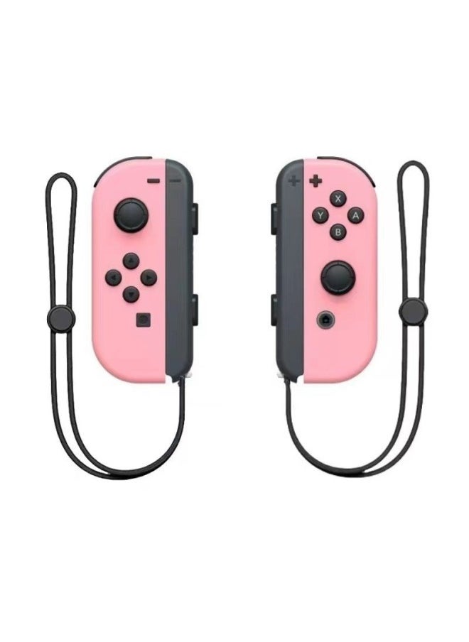 Generic - NS Switch Handle JOYCON Wireless Handle Left And Right Handle NS Bluetooth Vibration Somatosensory Game-Product Color:Classic Double Pink Model (with A Pair Of Hand Straps) - Image 1