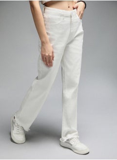 HIGH STAR Women Ecru Jeans  - Image 3