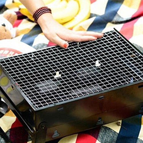 Secfanya QKDS BBQ Grill, Stainless Steel Mesh BBQ Grill Grate Grid Wire Rack Cooking Replacement Net, Works on Smoker,Pellet,Gas,Charcoal Grill, for Camping Barbecue Outdoor Picnic Tool, 25 * 40cm - Image 3