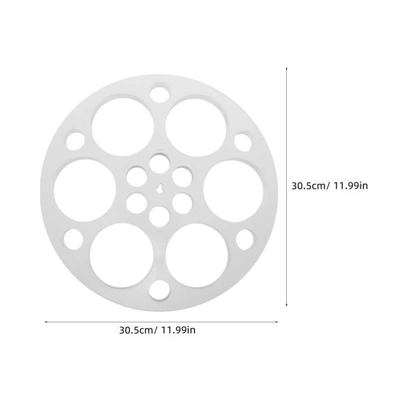 Cinema Wall Art: Oversized Metal Film Reel Display - Wrought Iron Projector Sculpture for Media Rooms - Unique Decor for Office Decor Gallery Walls - Image 4
