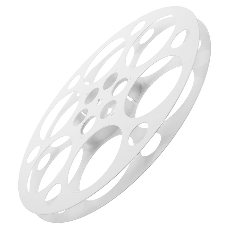 Cinema Wall Art: Oversized Metal Film Reel Display - Wrought Iron Projector Sculpture for Media Rooms - Unique Decor for Office Decor Gallery Walls - Image 1