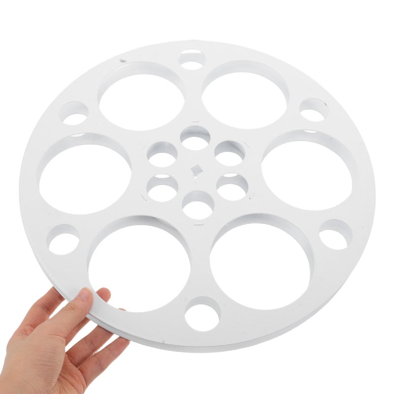 Cinema Wall Art: Oversized Metal Film Reel Display - Wrought Iron Projector Sculpture for Media Rooms - Unique Decor for Office Decor Gallery Walls - Image 3