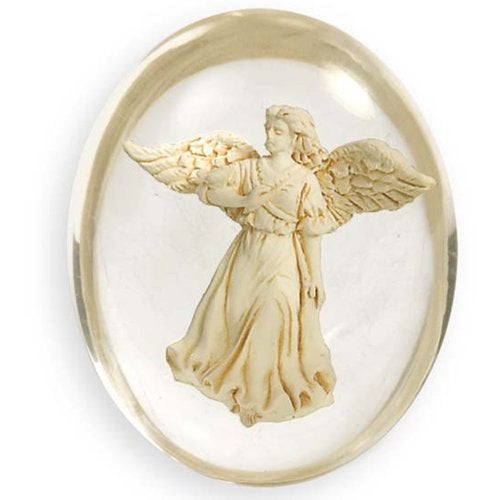 AngelStar 8706 Healing Angel Worry Stone, 1-1/2-Inch, White - Image 5