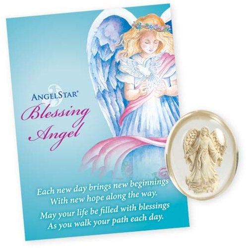 AngelStar 8706 Healing Angel Worry Stone, 1-1/2-Inch, White - Image 2