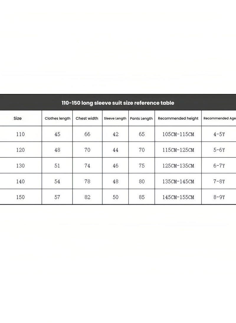 general Minecraft clothing 110-150 children's long-sleeved home service suit as a gift for family and friends - Image 2