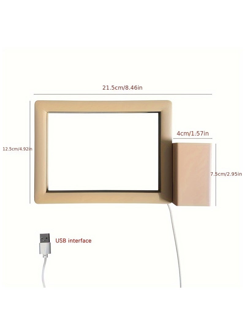 Rewritable Message Board Night Light, USB Transparent Acrylic Reminder Board Table Lamp, Cute Room Decor Desktop Decor Gift - Image 4