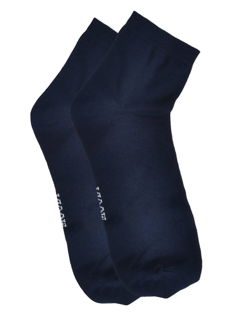 MOODY SOCKS Moody's Men Quarter Length Socks MM-6302-P3 Breathable Cotton Calf Socks (Pack of 3, Mixed Colors)40-45 (EU). - Image 2