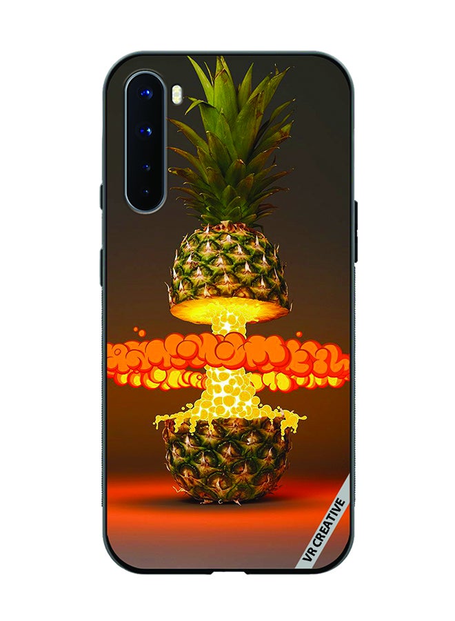 VR CREATIVE Protective Case Cover For OnePlus Nord Fire Pineapple Design Multicolour - Image 1
