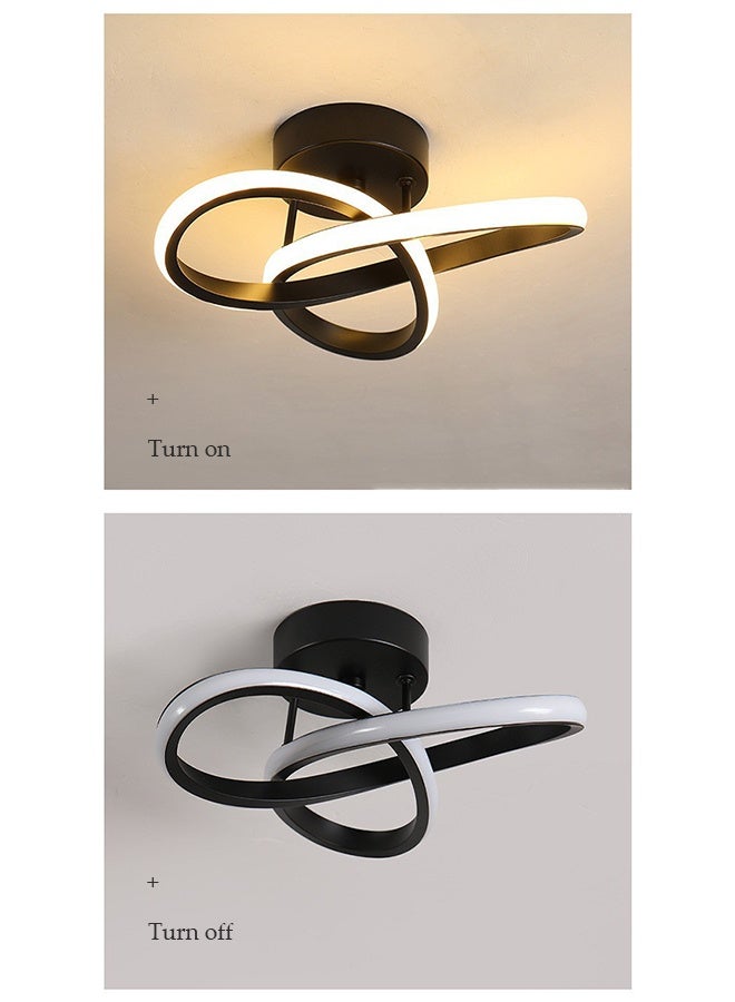 DUNISO Flush Mount LED Ceiling Light, Adjustable Chandelier, 3-color Dimming, Acrylic Modern Hallway Light，20W,Energy Saving, Easy to Clean,Suitable for Bedrooms, Bathrooms, Kitchens, Balconies, Corridors, 3000K to 6000K - Image 3