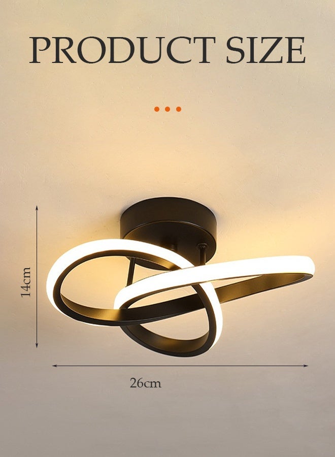 DUNISO Flush Mount LED Ceiling Light, Adjustable Chandelier, 3-color Dimming, Acrylic Modern Hallway Light，20W,Energy Saving, Easy to Clean,Suitable for Bedrooms, Bathrooms, Kitchens, Balconies, Corridors, 3000K to 6000K - Image 5