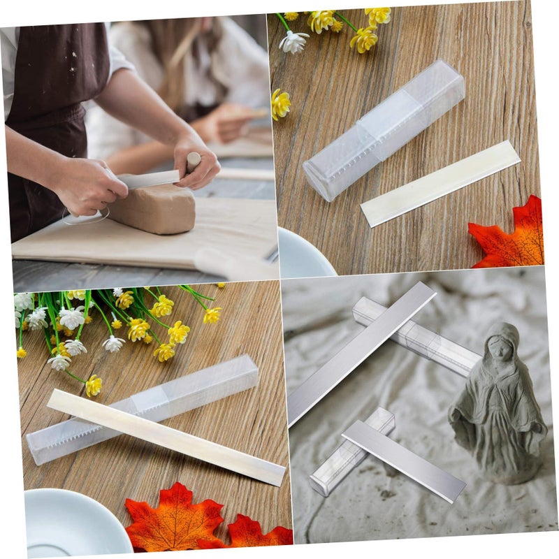 2Pcs Polymer Clay Sculpting Tools with Short Blades for Artists and Crafting - Image 3