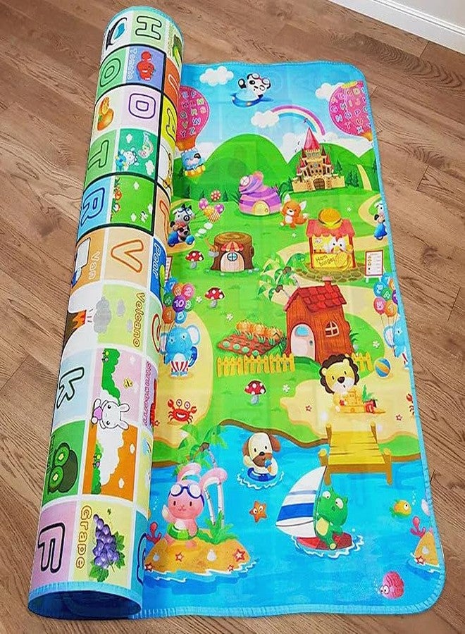 STOFFIER GARTEN Double Sided Water Proof Baby Mat Carpet Baby Crawl Play Mat Kids Infant Crawling Play Mat Carpet Baby Gym Water Resistant Baby Play & Crawl Mat for Baby Kids - Image 1