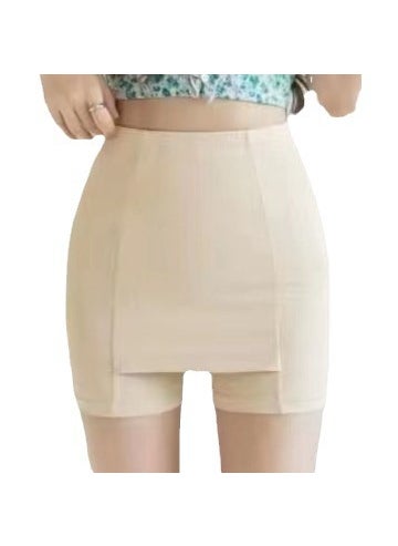High-Waist Shaping Panties Thin Layered White