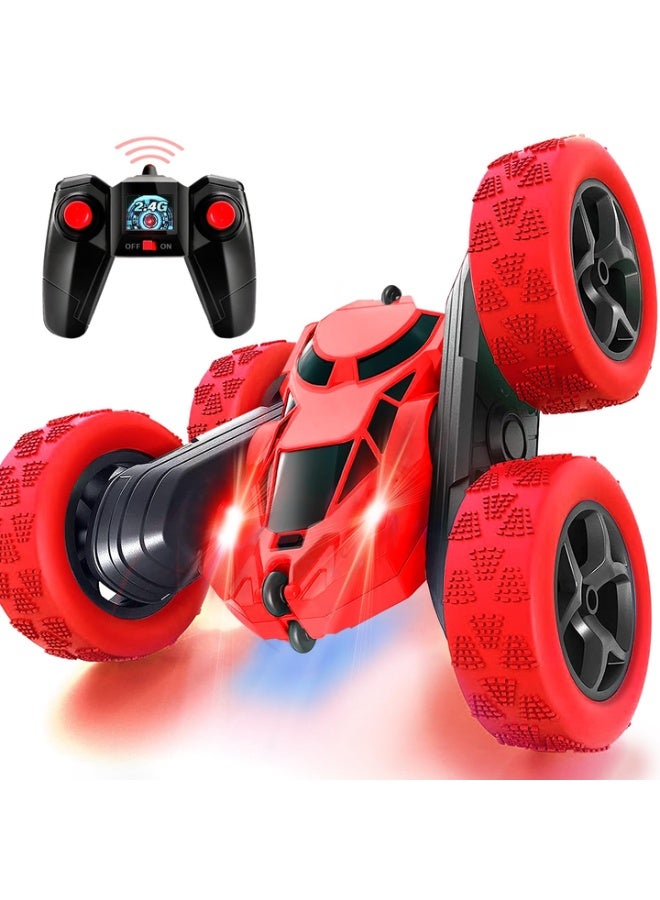 ESSEN Remote Control Car RC Cars Stunt Car Toy 4WD 2.4Ghz Double Sided 360° Rotating RC Car Kids Toy Cars for Boys Girls - Image 1