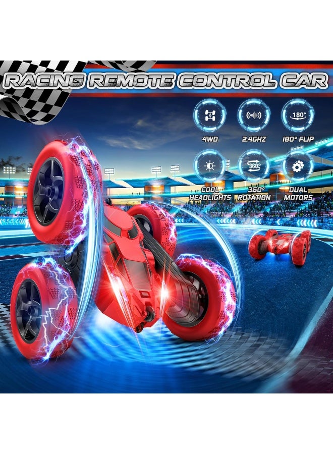 ESSEN Remote Control Car RC Cars Stunt Car Toy 4WD 2.4Ghz Double Sided 360° Rotating RC Car Kids Toy Cars for Boys Girls - Image 2