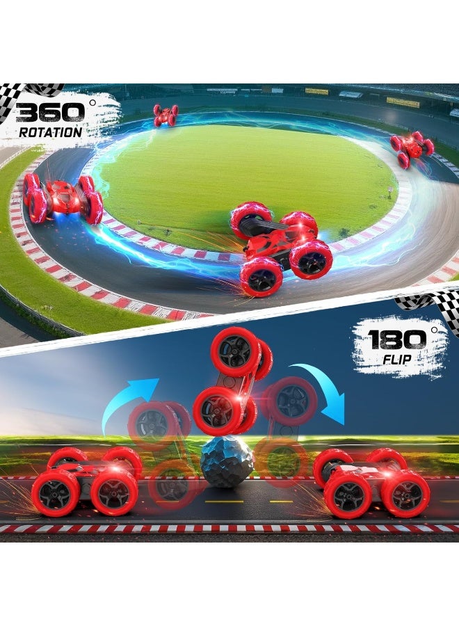 ESSEN Remote Control Car RC Cars Stunt Car Toy 4WD 2.4Ghz Double Sided 360° Rotating RC Car Kids Toy Cars for Boys Girls - Image 3