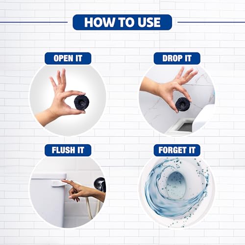 Harpic Flushmatic In-Cistern Toilet Cleaner Blocks, Aquamarine - 3U*50g-150g - Image 5