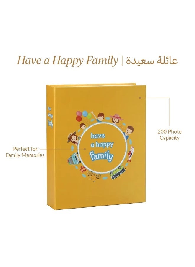 200 كتاب ألبوم تخزين الصور ، كتاب ألبوم 6 بوصة ، تخزين الصور بسعة كبيرة ، لأولاد الزفاف العائلي والبنات - Image 2