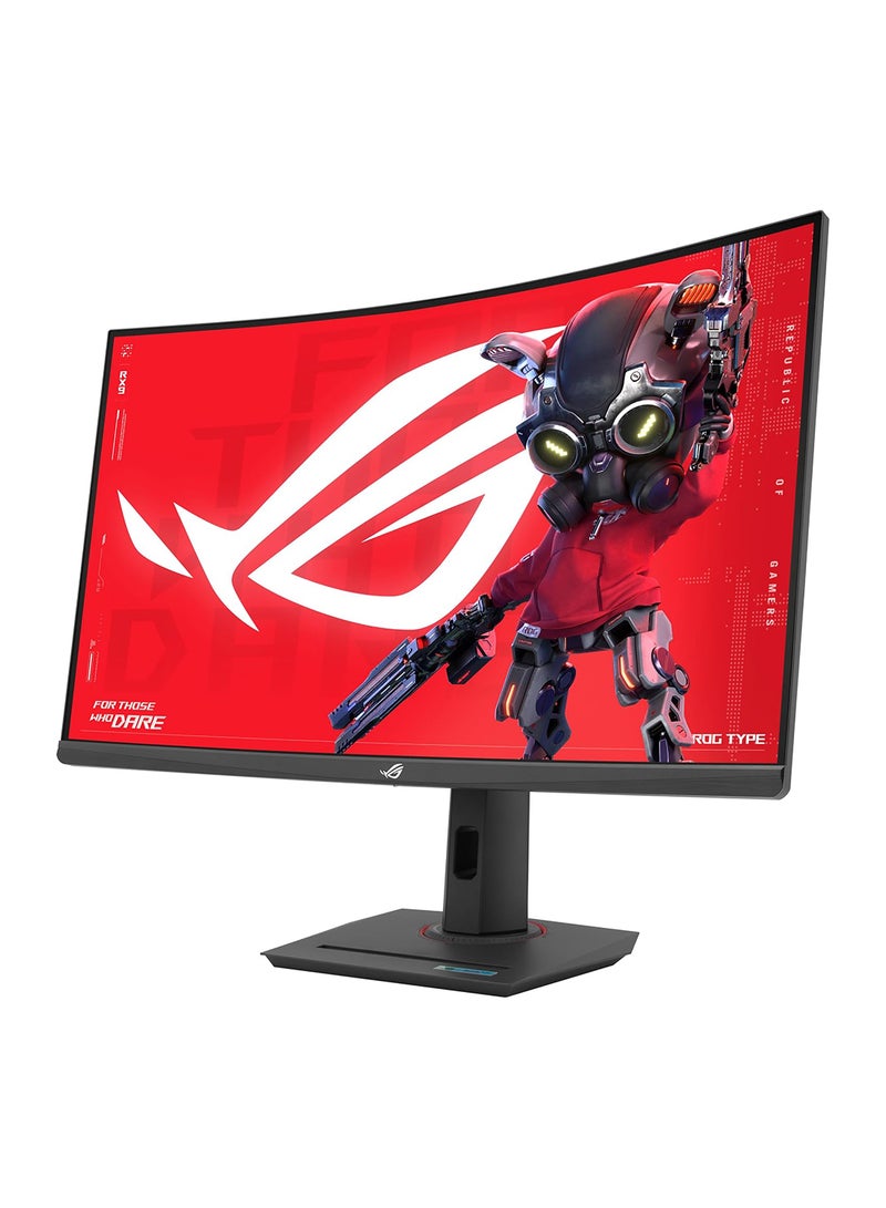 ASUS ROG Strix XG32WCMS 31.5" Curved Gaming Monitor, QHD, 280Hz Refresh Rate, 1ms GTG, Fast VA Panel, DisplayHDR 400, 95% DCI-P3, USB-C with 15W PD, HDMI 2.1, DisplayPort 1.4, Adaptive-Sync, ELMB Sync, Height/Tilt/Swivel Adjustable | 90LM09X0-B01970 Black - Image 3