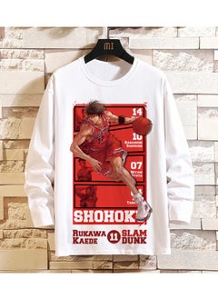 KUYING New Slam Dunk Master Loose Casual Long Sleeve Bottom Shirt  - Image 1