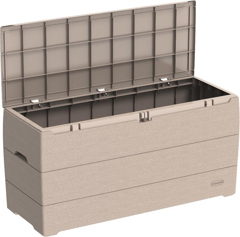 Cedargrain Deck Storage Box 270 Liter Capacity, Warm Taupe - Image 3