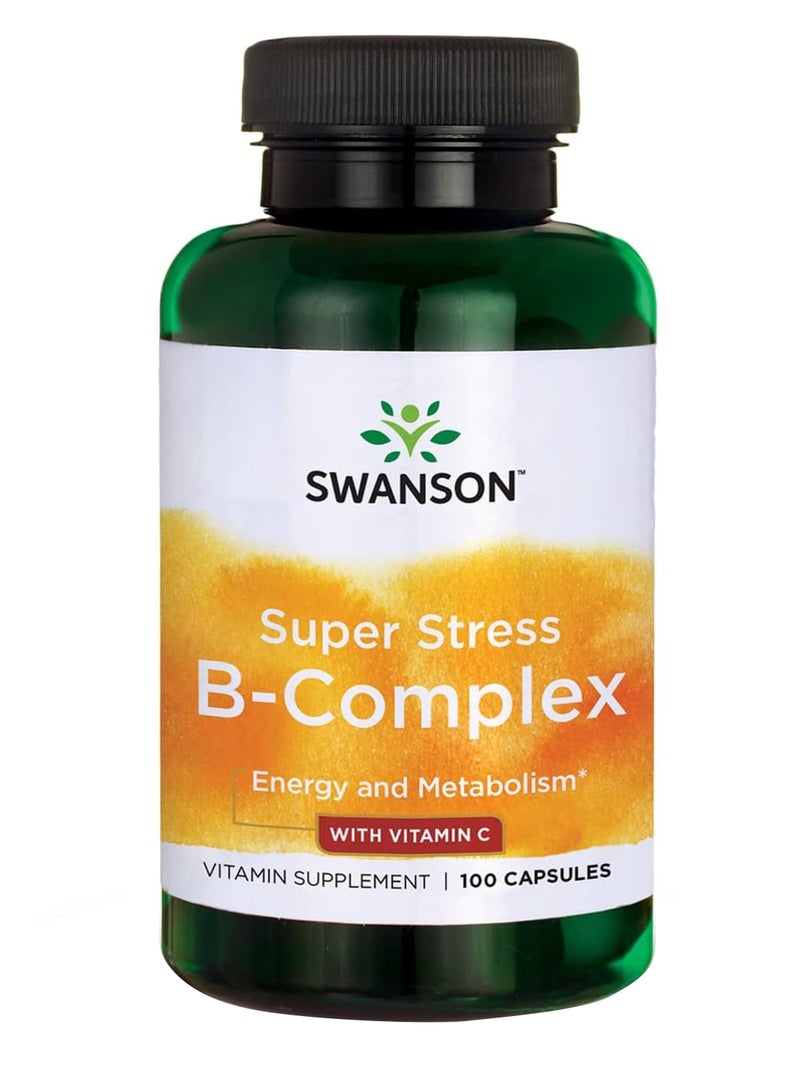 SWANSON سوبر ستريس ب مركب 100 كبسولة - Image 1