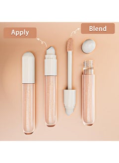 DMLNN DMLNN Concealer Full Coverage, under eye concealer for Dark Circles & Dark Spots, Waterproof Long-Lasting Brightener Concealer Makeup for All Skin - Light Skin  - Image 2