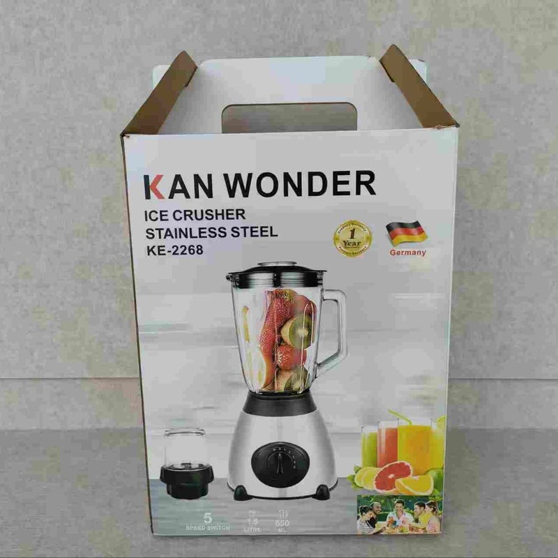 Kanwone 4-in-1 Food Processor & Juicer, 400ml Baby Food Blender with Dry Grinding & 6 Blades, Multi-Functional Fruit Smoothie Maker for Home Kitchen & Travel - Image 3