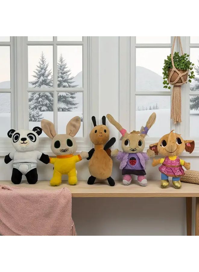 Purple Rabbit Plush Toy Soft Stuffed Animal Cuddly Huggable Gift for Kids - Image 1