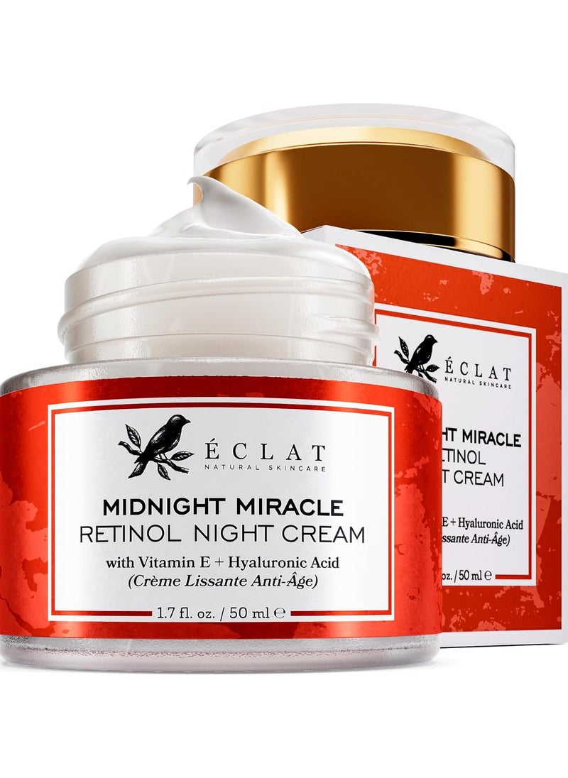 Eclat Skincare Eclat Hydrate & Renew Set - 2.5% Retinol Cream 1.7 fl oz and Hyaluronic Acid Cream 1.7 fl oz for Moisturizing and Firming Skin  - Image 3
