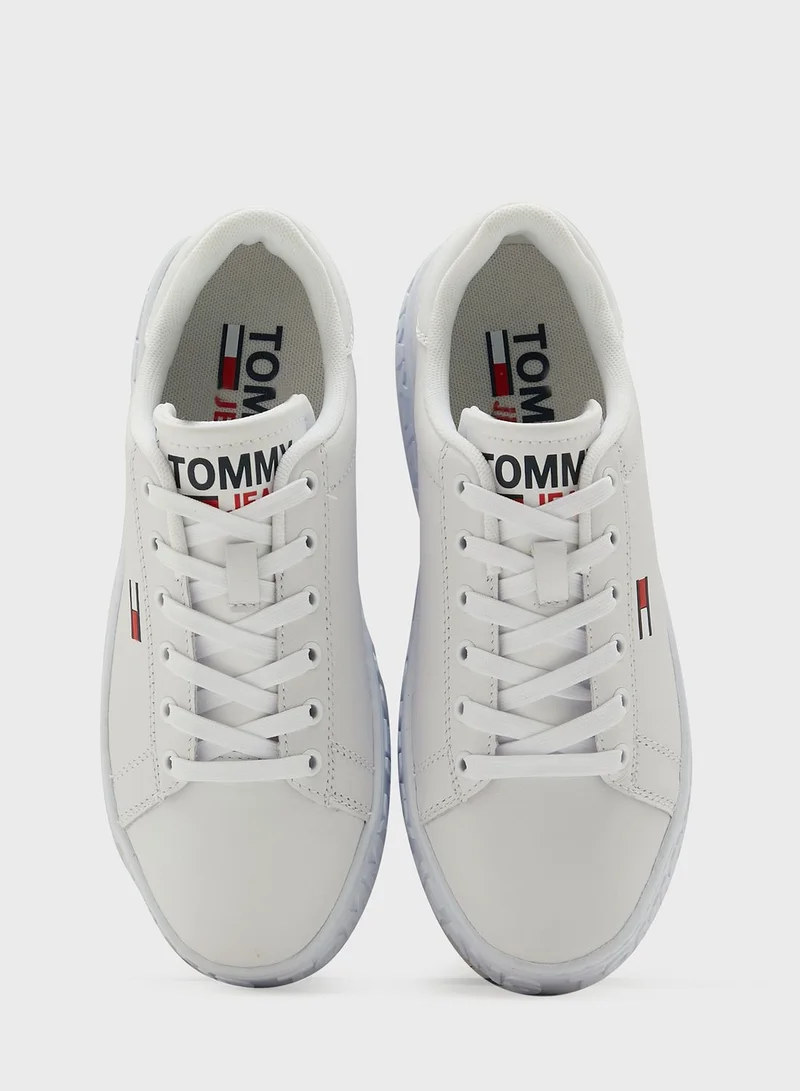 TOMMY JEANS Lace Up Low Top Sneakers