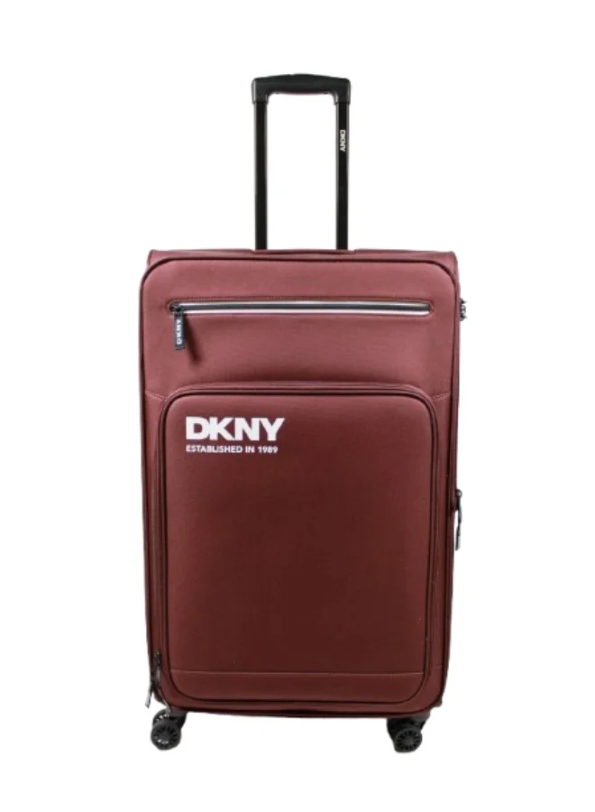 DKNY DKNY Established Softside Luggage on Wheels for Unisex | Ultra Lightweight ABS on with Spinner Wheels 4 Color Mauve