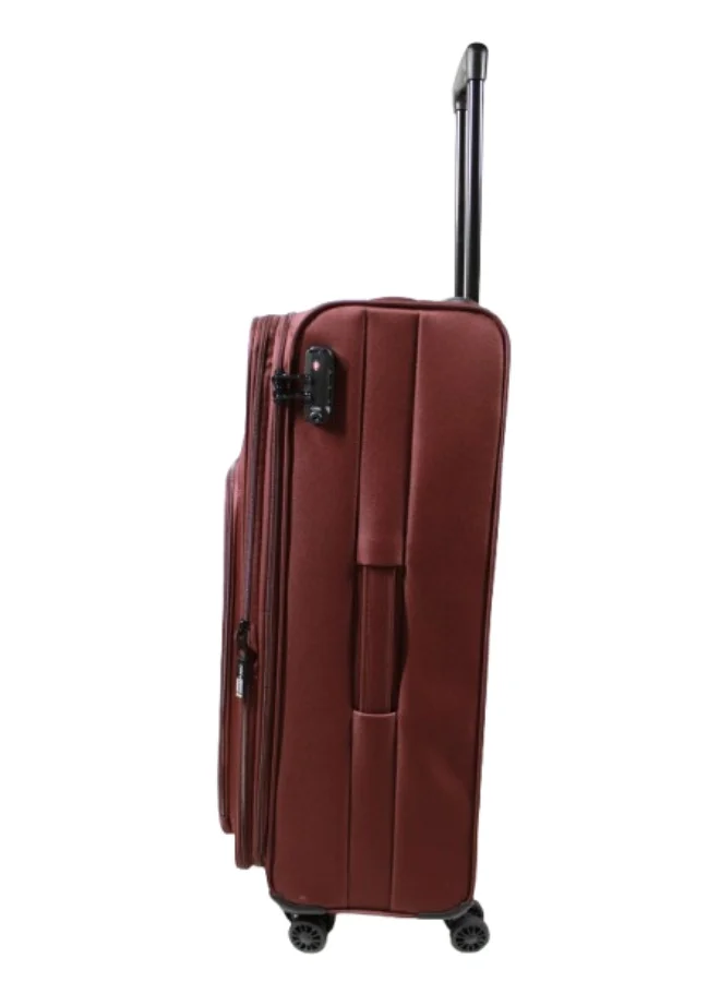 DKNY DKNY Established Softside Luggage on Wheels for Unisex | Ultra Lightweight ABS on with Spinner Wheels 4 Color Mauve