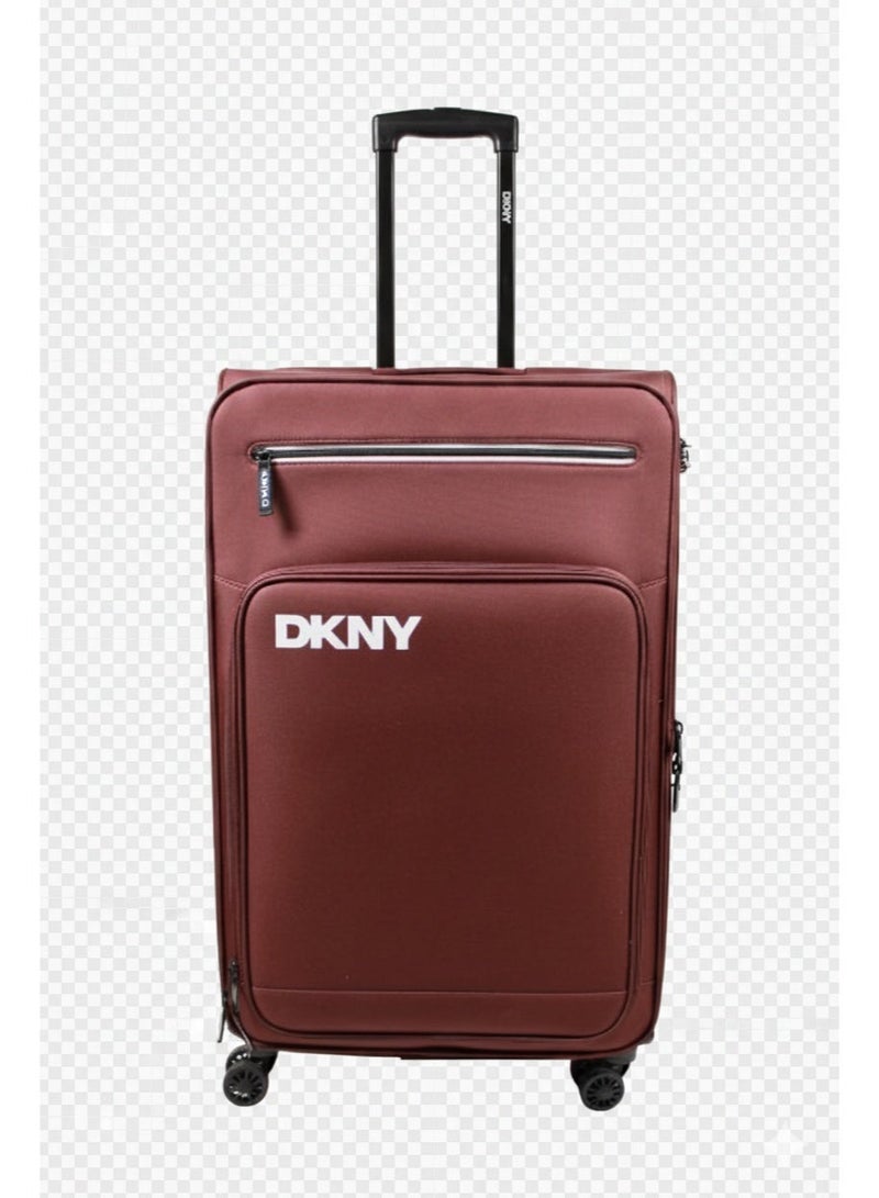 DKNY Softside Luggage on Wheels for Unisex | Ultra Lightweight ABS on with Spinner Wheels 4 Color Mauve - Image 1