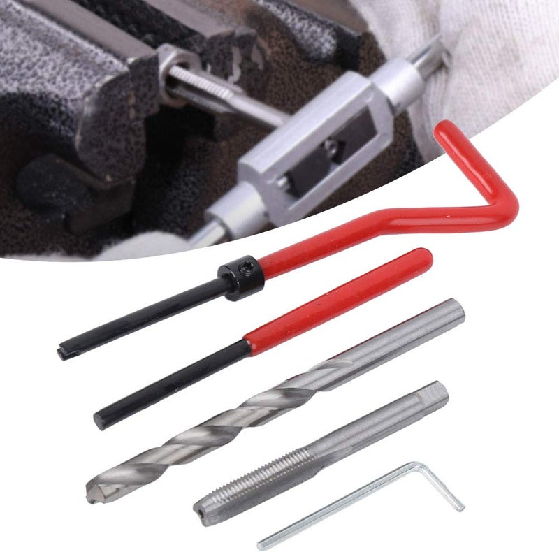 Thincol M7 Thread Repair Kit, 25Pcs Metric Threading Tool Insert Coil Helicoil For Auto Repair Kit with Plastic Box - Image 5