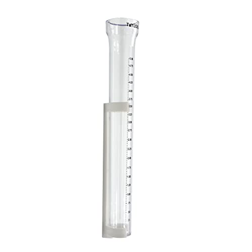 Taylor 2700N ClearVu Rain Gauge with Post Mounting Bracket, Measure and Monitor Precipitation, Easy to Read for Backyard, Patio, Garden, and Lawn, 5-inch, Clear - Image 5