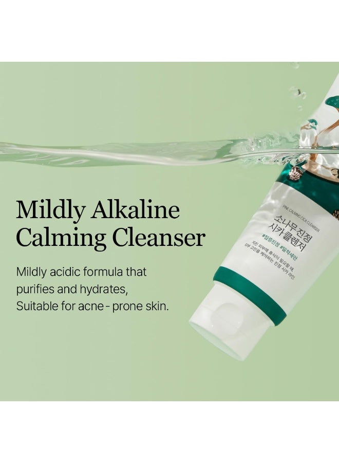 ROUND LAB Pine Calming Cica Cleanser Soothing Gentle Face Wash with Centella Asiatica 150ml - Image 2