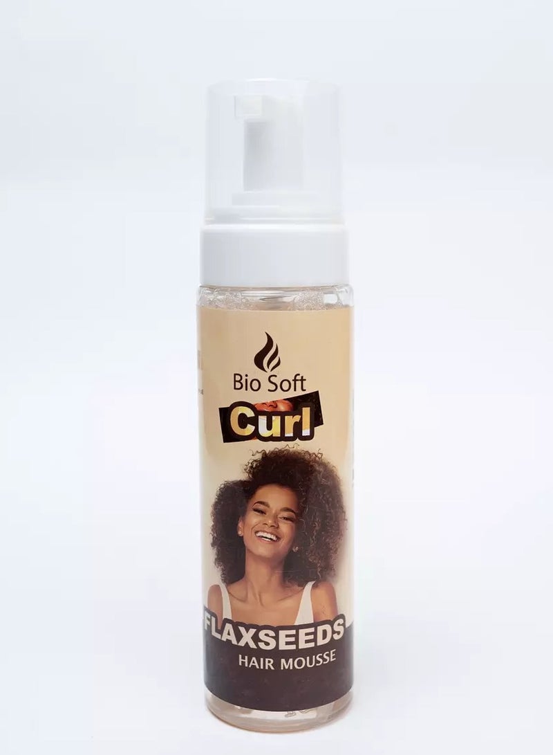 Bio Soft Curl Flaxseeds Hair Mousse 200ML