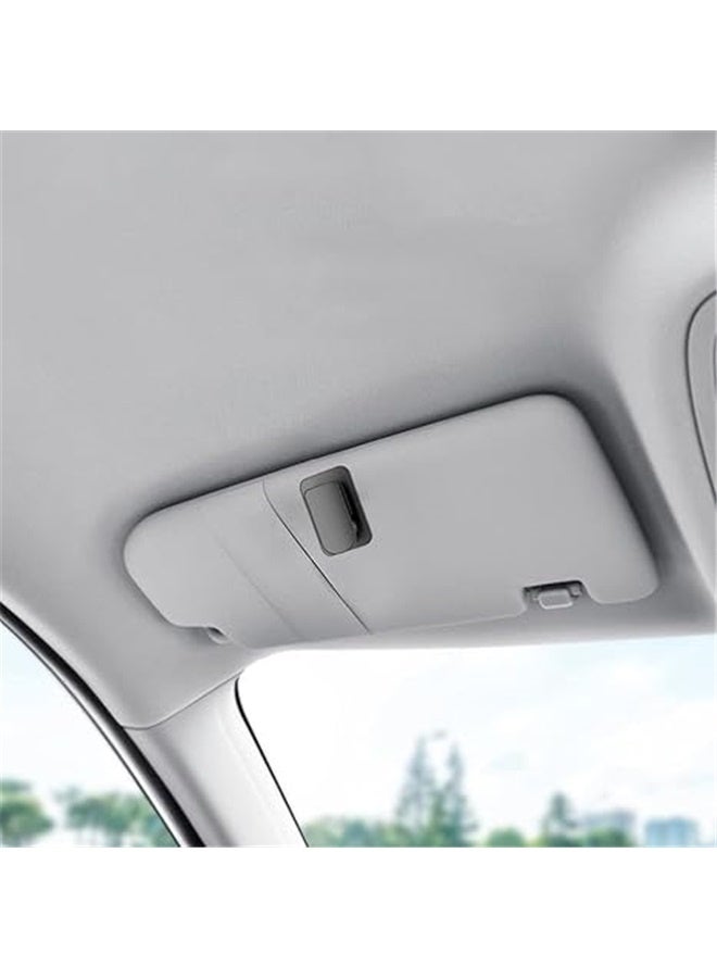 Generic Vehicle Eyewear Clip,ontto Glasses Holder for Car Sun Visor Eyeglass Hanger Clip Sunglasses Card Glasses Ticket Card Clip Accessory(Stick-up,Black-Grey) - Image 4