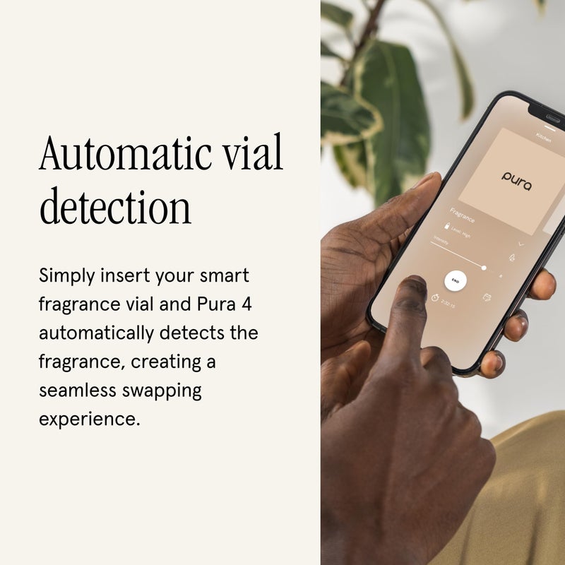 بيورا تعبئة Pura & Unify Co. Home Scent Rechich - عطر Diffuser Smart Home - ما يصل إلى 120 ساعة من العطر المتميز لكل إعادة ملء - عطر الناشر النظيف والآمن - الأسرة الأساسية - 2 حزمة الغسق - Image 5