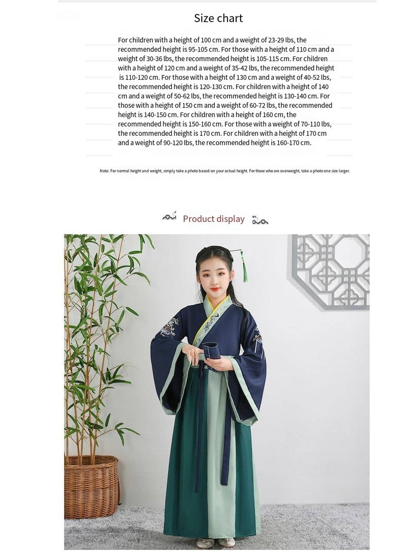 general Traditional Girl's Ancient Hanfu Costume - Elegant Princess Performance Dress for Stage, Cosplay & Cultural Events - Image 2
