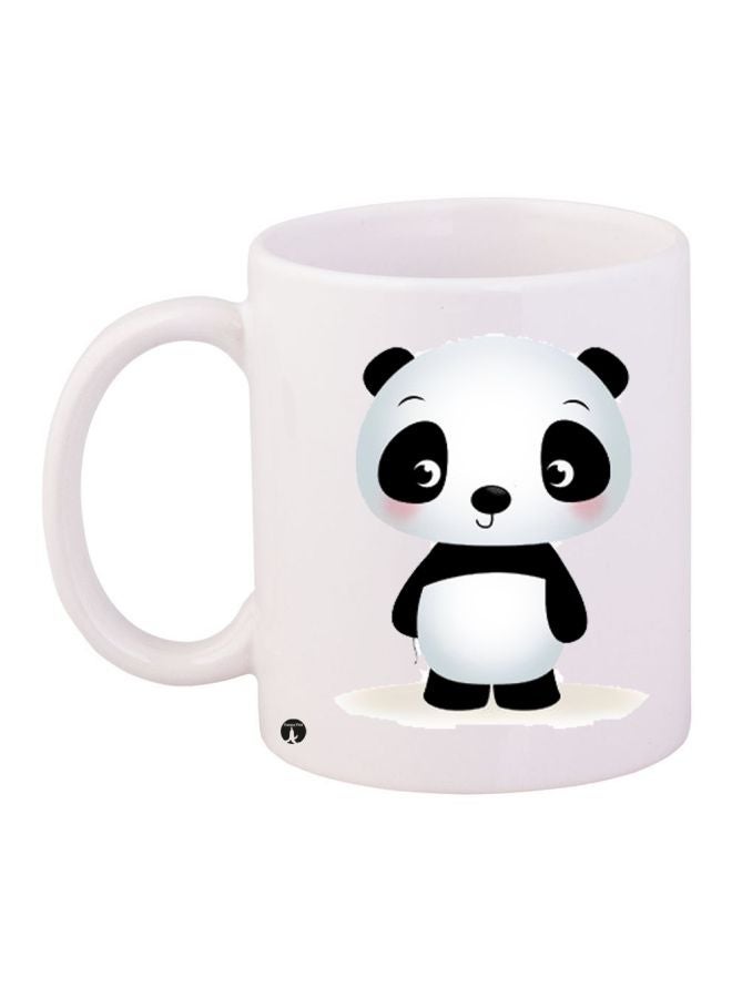 RYN Printed Coffee Mug White/Black 11ounce