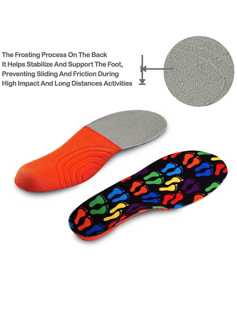 SYOSI Orthotic Insole, Kids Orthotic Cushioning Arch Support Shoe Insoles, Children Pu Foam Inserts for Flat feet, Plantar Fasciitis, Feet Heel Pain Relief (16.5 cm) - Image 5