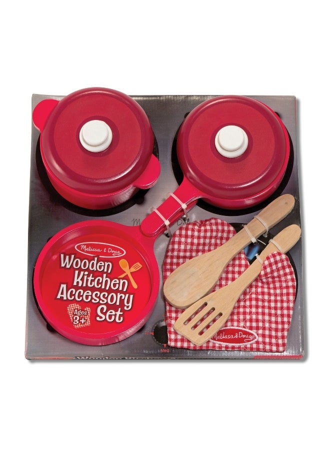 Melissa & Doug Melissa & Doug Wooden Kitchen Accessory Play Set (8 Pieces)  - Image 3