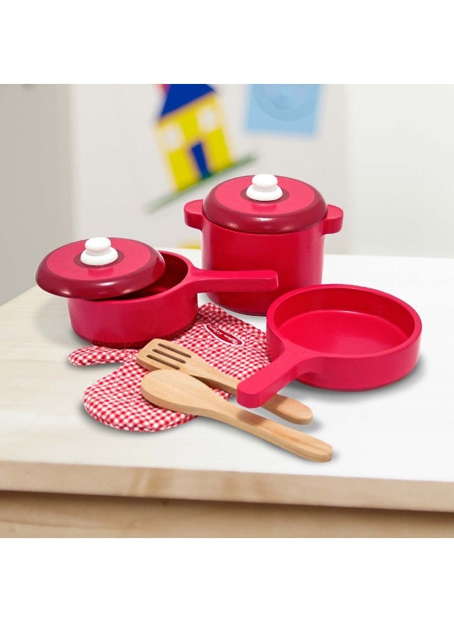 Melissa & Doug Melissa & Doug Wooden Kitchen Accessory Play Set (8 Pieces)  - Image 1